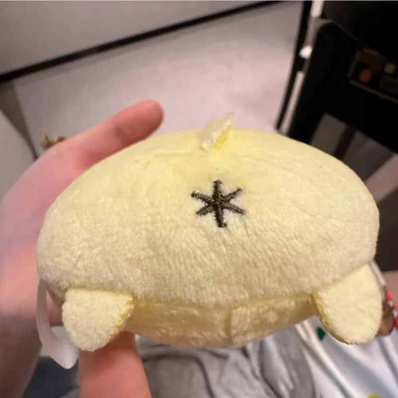 Sanrio Kawaii PomPomPurin Plush Toy Plush Pendant Anime Crying Expression Plush Keychain Stuffed Toy Backpack Decoration Gift