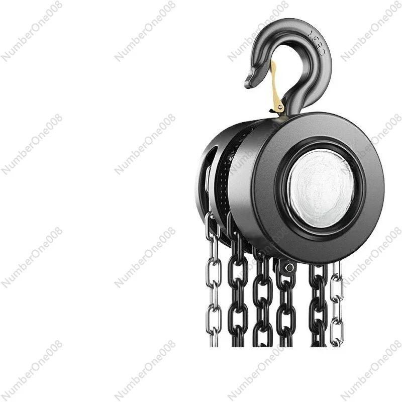 Compact Manual Chain Hoist 1T 2T 3T 5T, Portable Hand Lifting Tool for Home Workshop, Power-Free Operation