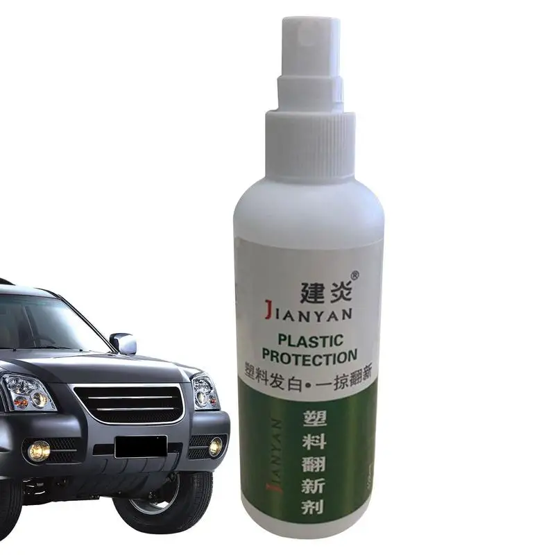 

Plastic Renovator For Car Interior Spare Parts Seat Leather Liquid Wax Polish Plastic Rubber Restore Cleaner Spray Accessories