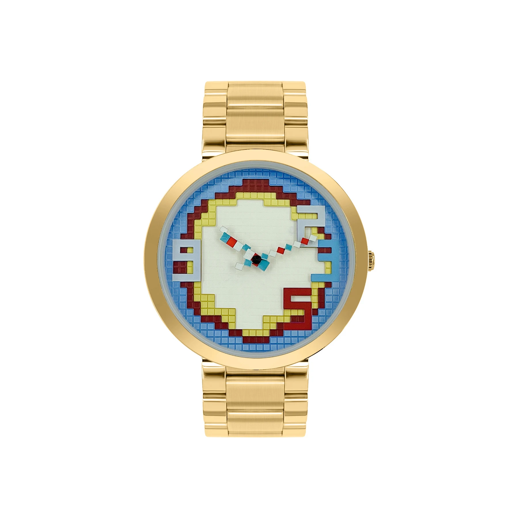 ZH159 Casual and fashionable Men watch mosaic waterproof design quartz watch cool clock gift，watches for man