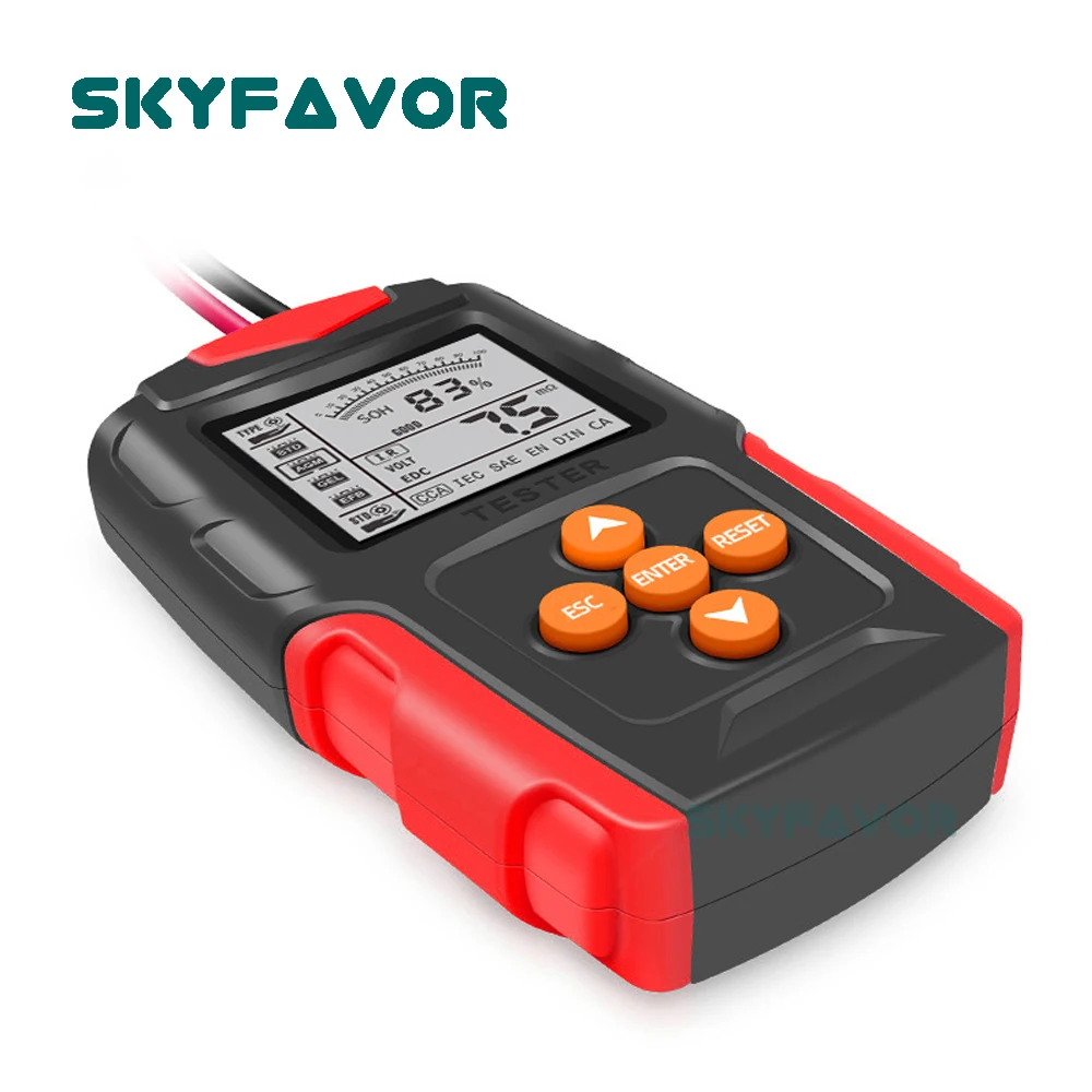 العالمي 12 فولت/24 فولت جهاز اختبار بطارية الرصاص الحمضية CCA قدرة تحميل تستر نظام التحريك شاحنة اختبار دراجة نارية بطارية السيارة تحليل