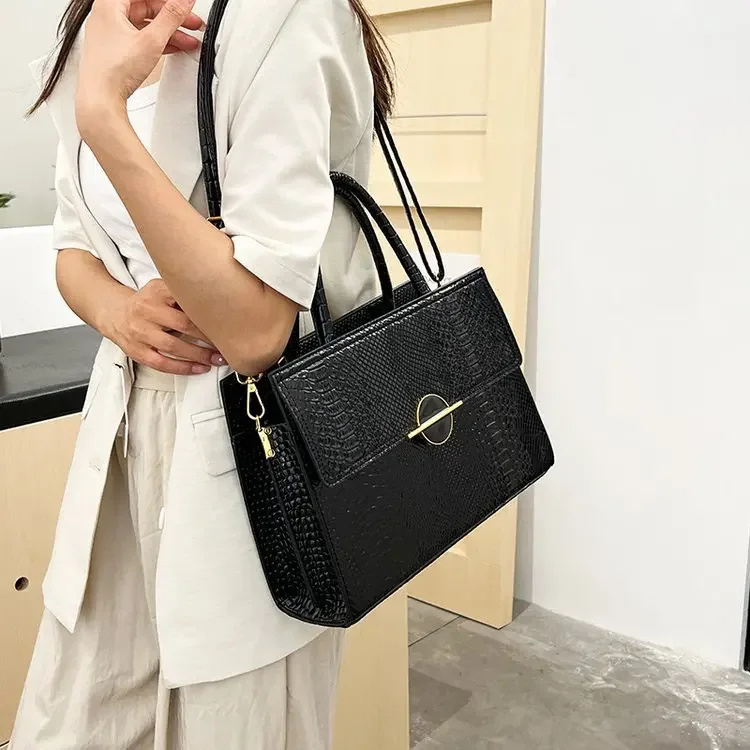 

Новая женская универсальная текстурированная сумка через плечо — рабочая сумка-трансформер с карманом RFID для ежедневных поездок на работу, путешествий, покупок, предметов первой необходимости