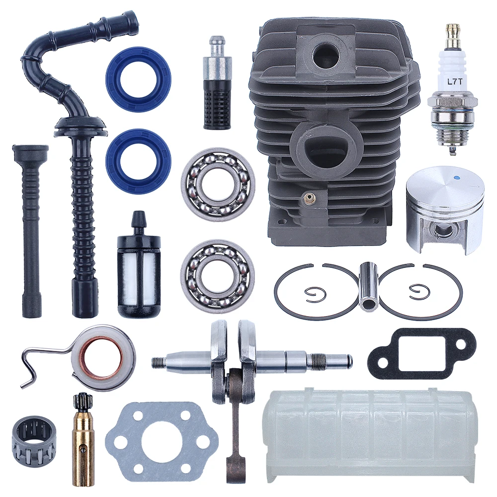 

42.5mm Cylinder Piston Crankshaft Bearing Seal Oil Pump Kit For STIHL MS250 MS230 025 023 MS 250 230 Chainsaw Spare Parts