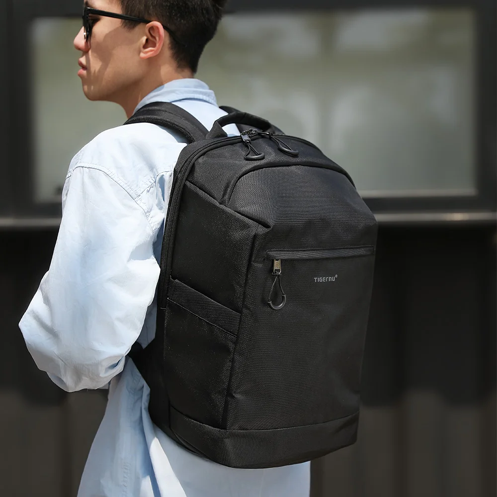 Tigernu Men's Backpack Large Capacity Travel Backpack Fashion Water Repellent USB Port School Backpack Bag Schoolbag Knapsack