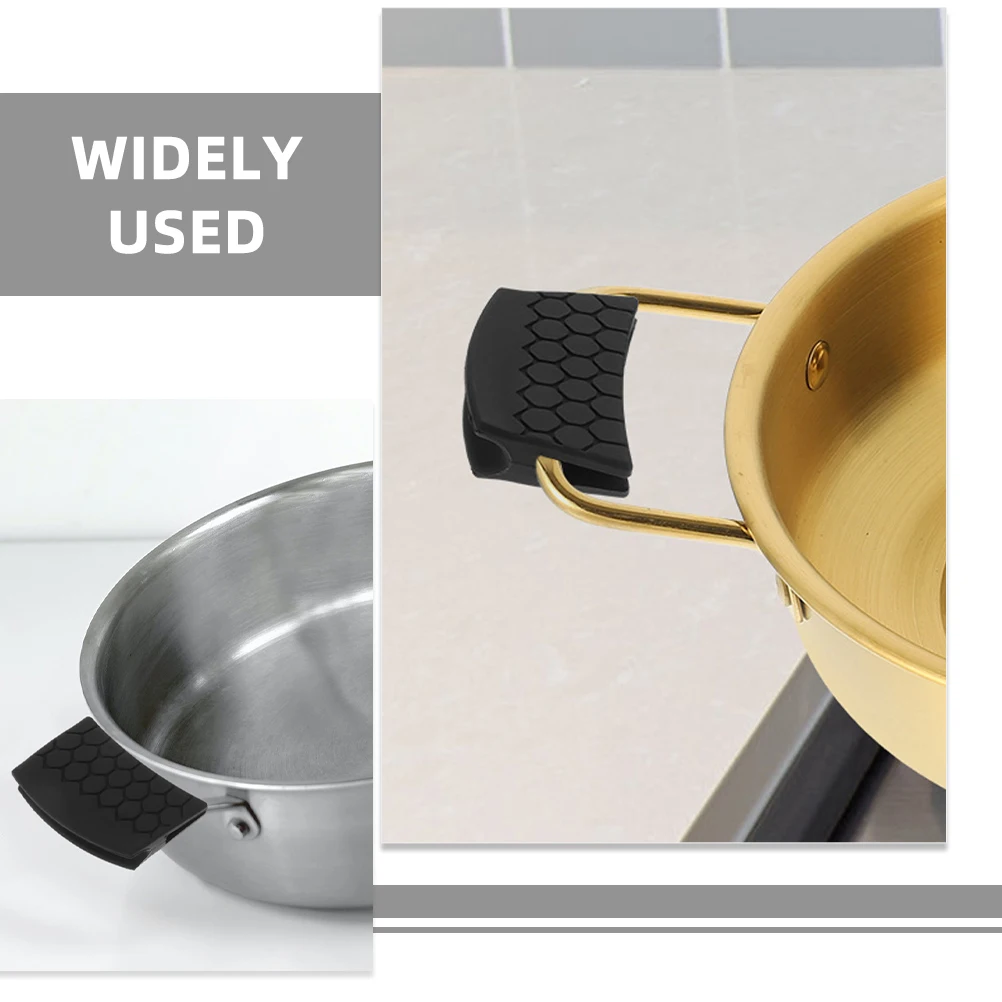 

Super Thick Silicone Pot H Covers Heat Resistant Anti Scalding Non Slip Cookware Wok Pan Saucepan Holder Kitchen