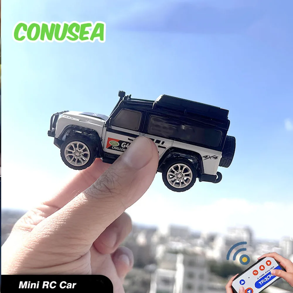 1/64 Mini Rc Vrachtwagens Auto Drifting Kids Toy2.4G Afstandsbediening Racewagens Model Radiogestuurd Voertuig Kinderen Elektrisch Speelgoed