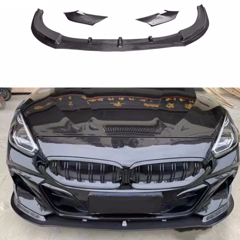 Carbon Fiber Front lip Corner For BMW Z4 G29 modified Front Shovel Spoiler Surround body kit Car Accessories