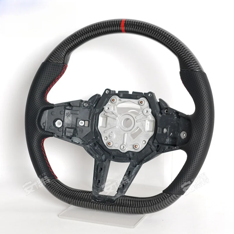 Suitable for BMW M2 G87 M3 G80 G20 M4 G82 LCI carbon fiber steering wheel modification and upgrade