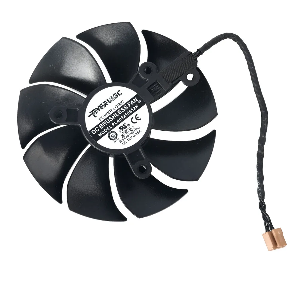 Imagem -03 - Ventilador de Placa de Vídeo Original para Evga Geforce Rtx 3050 3060 3060 ti xc Gaming 87 mm Pla09215s12h Rtx3050 Rtx3060 Rtx3060ti Gpu Novo