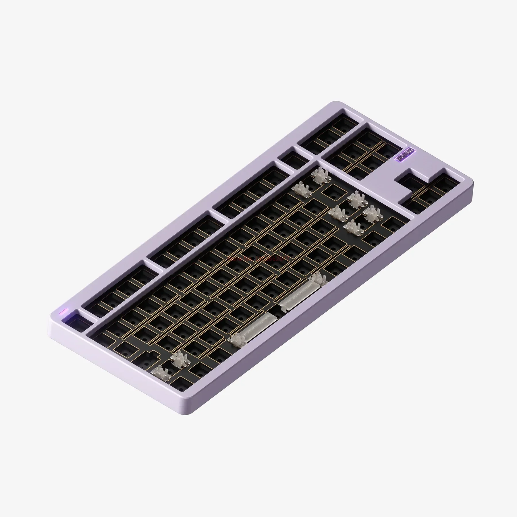 Imagem -02 - Nuphy-teclado Mecânico Kit Gem80 Liga de Alumínio com Fio Ergonômico Acessórios de pc para Win Mac Presente