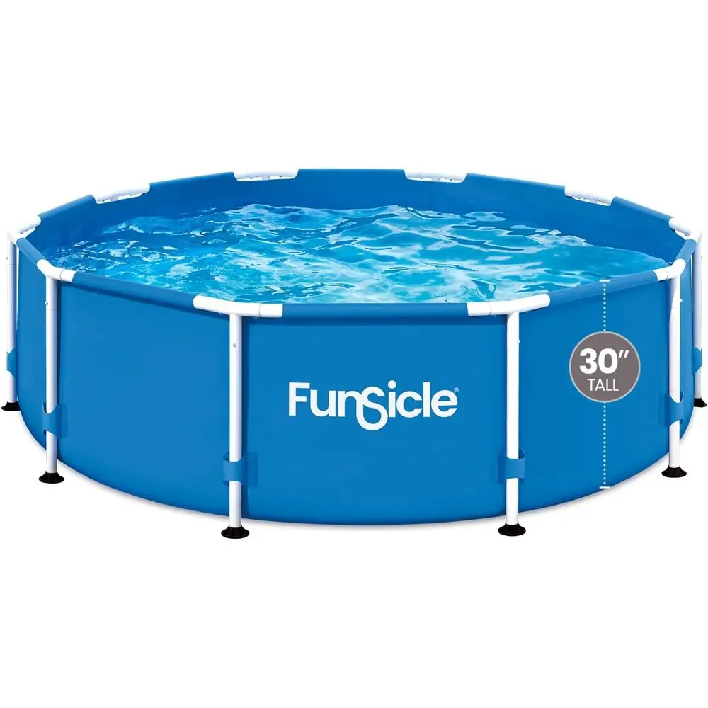 

10' x 30 Rectangular Above Ground Metal Pool Repair Patch, Blue, Suitable for Ages 6+