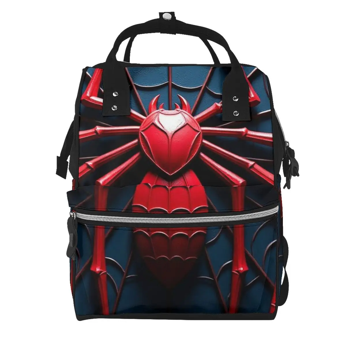 Spider Web Student Backpack School Bag Hiking Travel Daypack for Men Women Bookbag Shoulder Bags