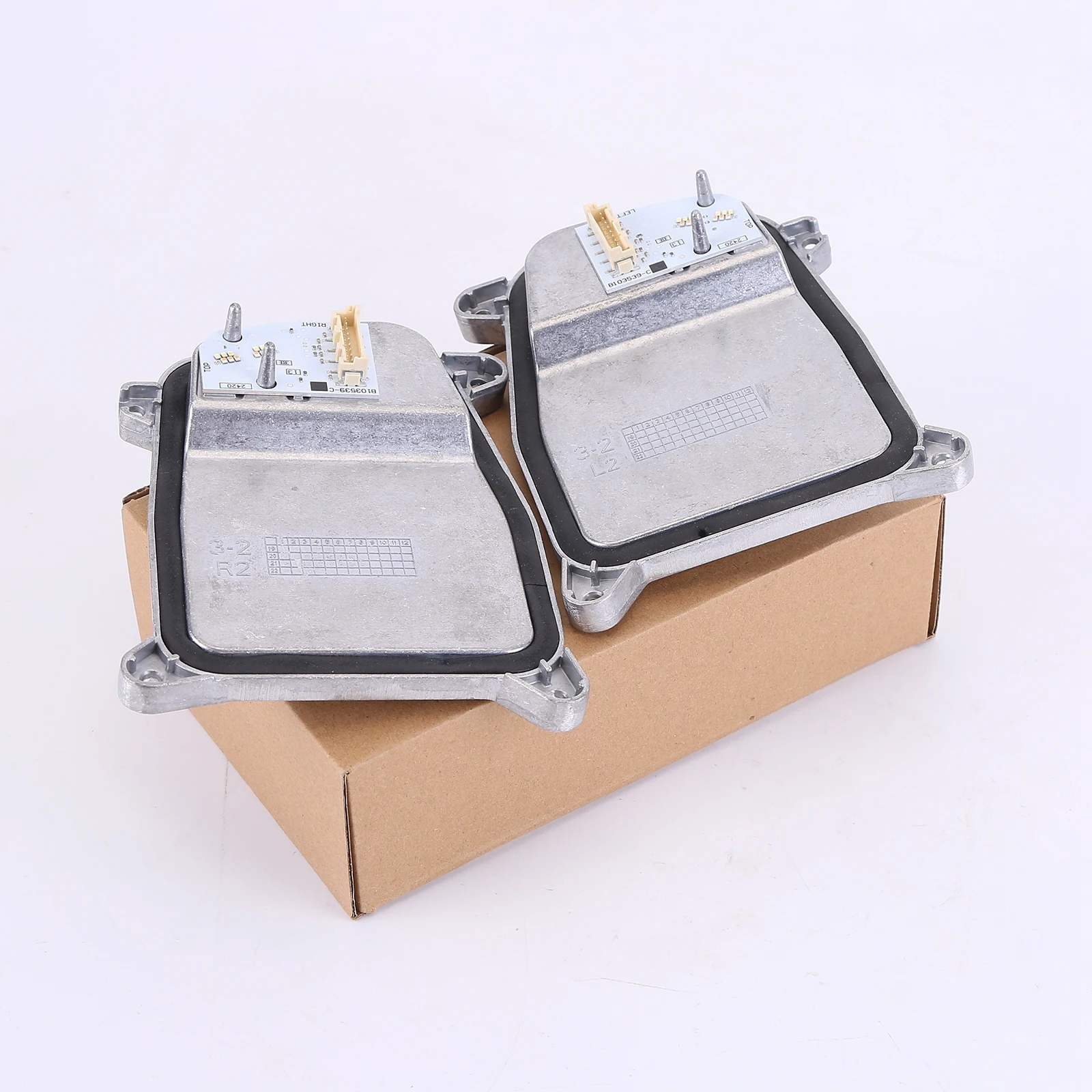 2Pcs For Mini F56 2013-2019 DRL Daytime Running Light Turn Signal Control Unit Module Stabilizer Left 63118737589 63118737590