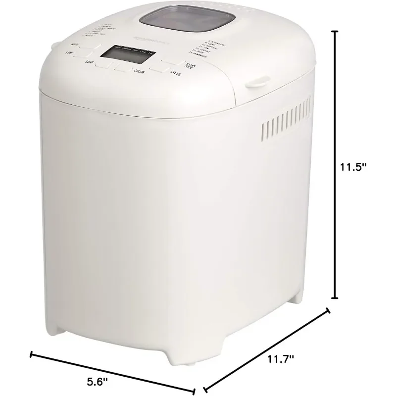 Hot Sale.Programmable Bread Maker, 2 Pound Non-Stick Automatic Bread Making Machine, 14 Settings for Breads, Doughs, Gluten-Free