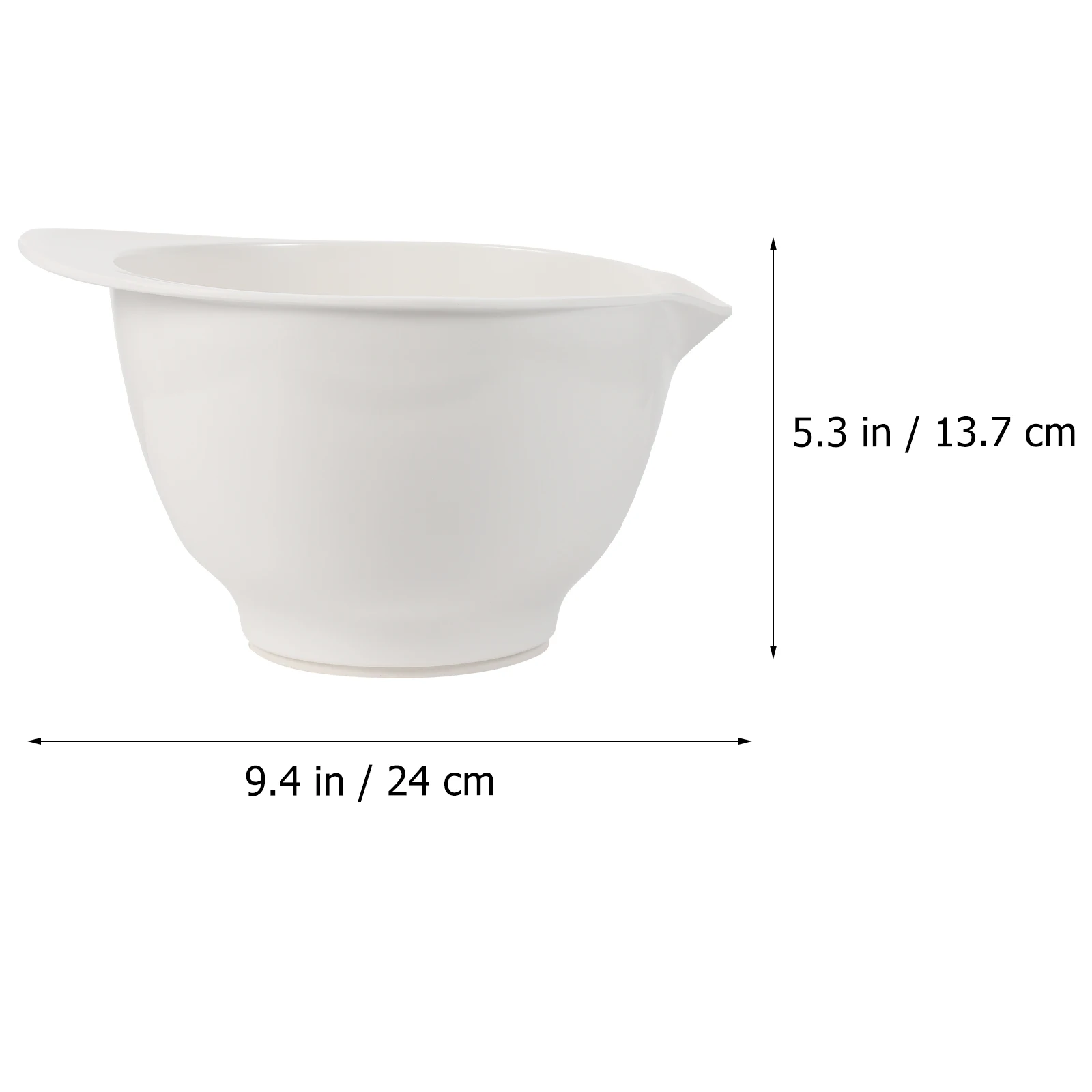 

1Pcs Baking Mixing Bowl High Quality Food Bowl Salad Fruit Kneading Egg Mixing Practical Kitchen Supply