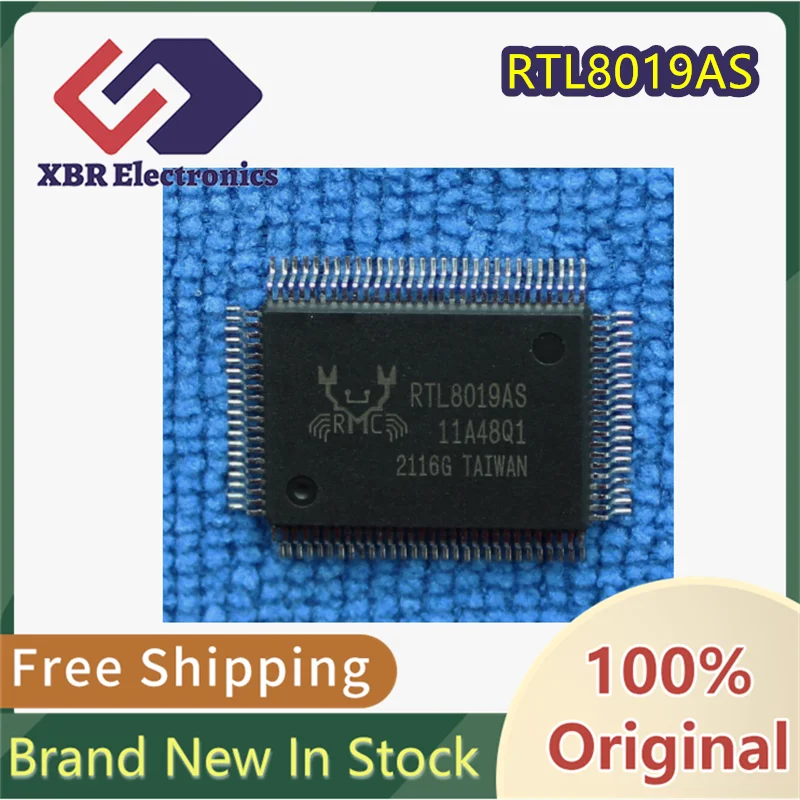 

(5/50 pieces) RTL8019AS RTL8019 QFP-100 interface chip Brand new genuine product In stock Fast delivery Free shipping