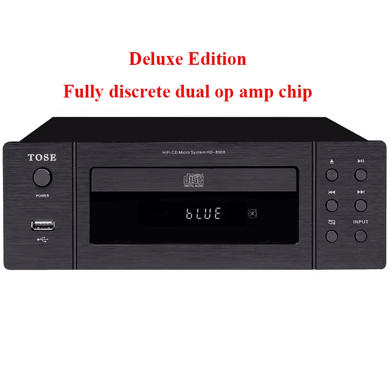 Nobsound Professioneller Enthusiasten-CD-Player, kabelloser Bluetooth-Heim-HIFI-Audio-Player, verlustfreie Dekodierung, CD-Player mit Fernbedienung 9