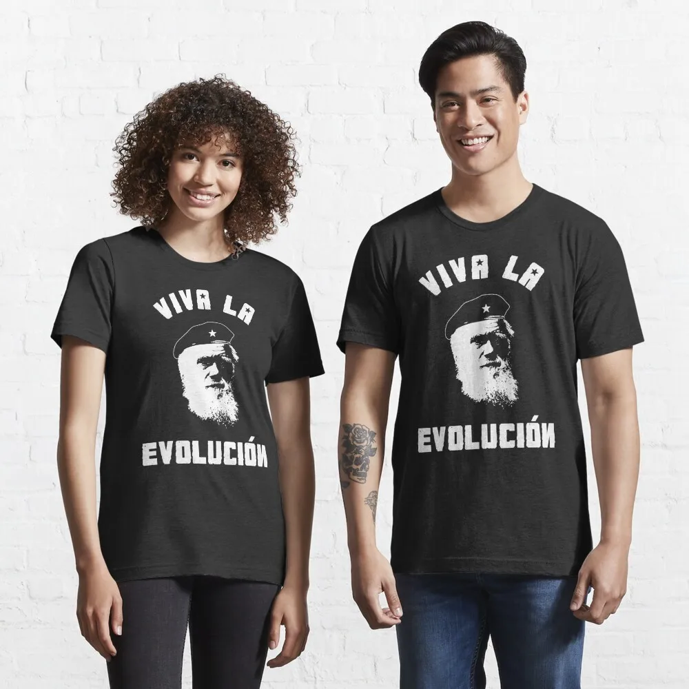 VIVA LA EVOLUCION EVOLUTION Essential Anime Graphic T-shirts for Men Clothing Women Short Sleeve Tees New Arrivals Unisex Summer