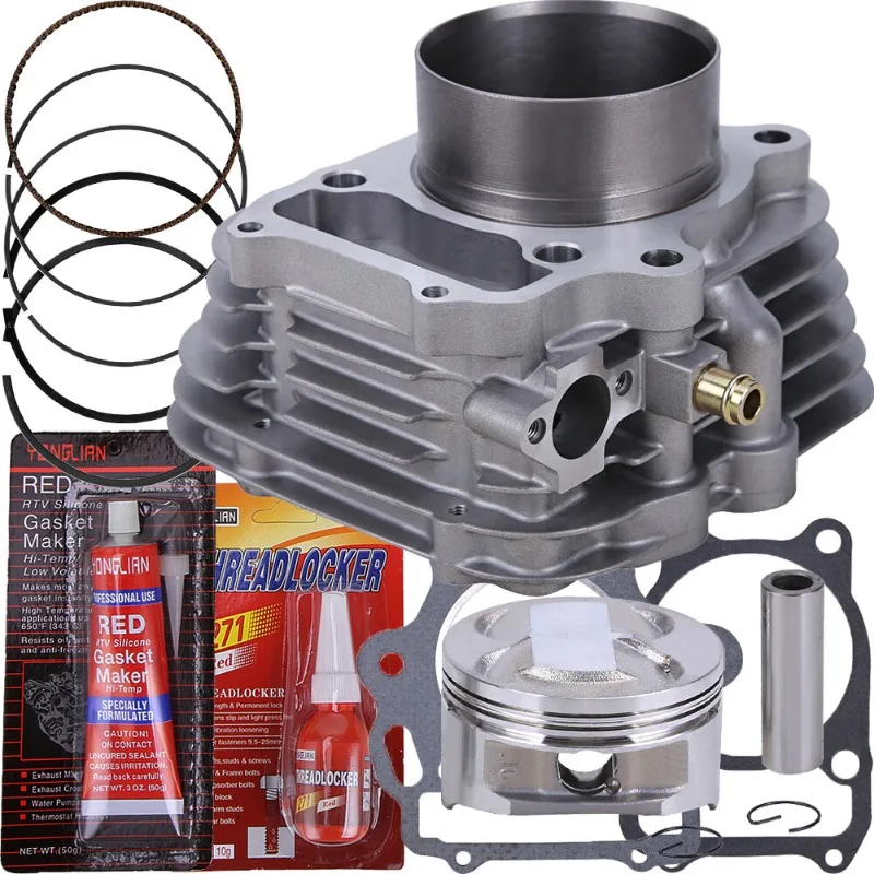 

Motorcycle 80mm Engine Cylinder 330CC BIG BORE Kit Motor for HONDA FOURTRAX SPORTRAX 300EX TRX300EX ​12100-HM3-L00 Motoblock