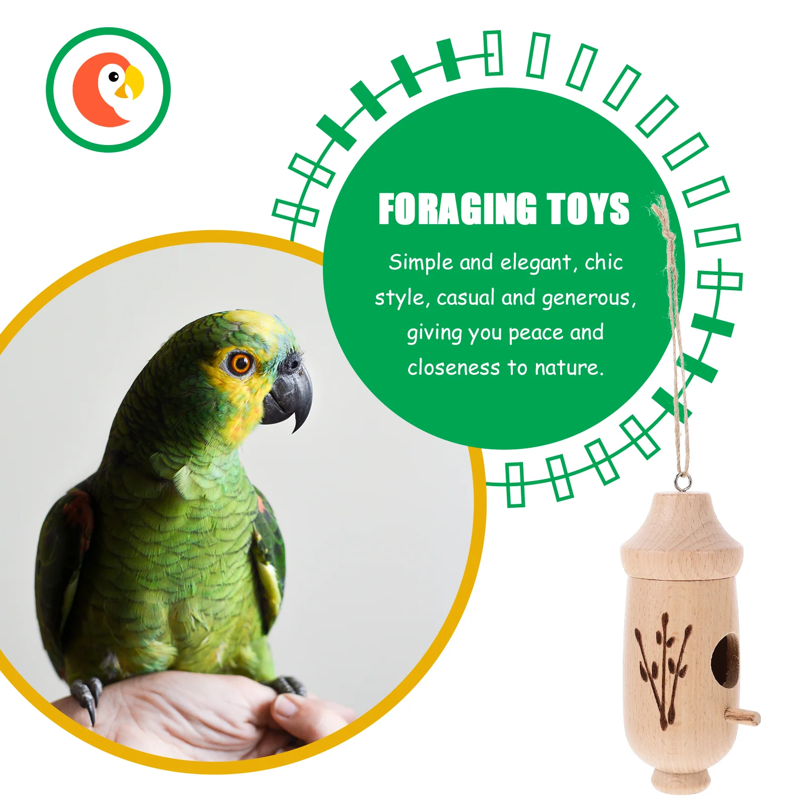 

Wooden Bird H crafted Hummingbird House Outdoor Hanging Garden Decoration Durable Wooden Hummingbird Birds House Nest Pet
