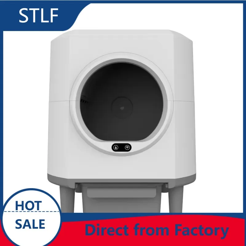 STLF Intelligent automatic cat box - intelligent fully enclosed toilet, large capacity, deodorization function,