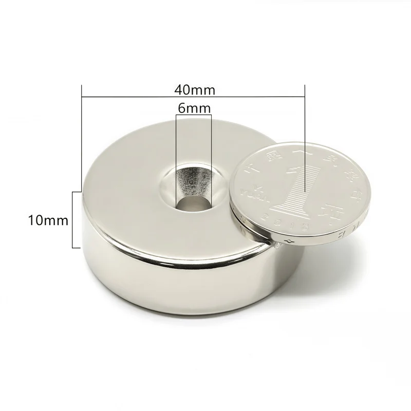 

10 N52 high-strength countersunk magent 40 mm in diameter