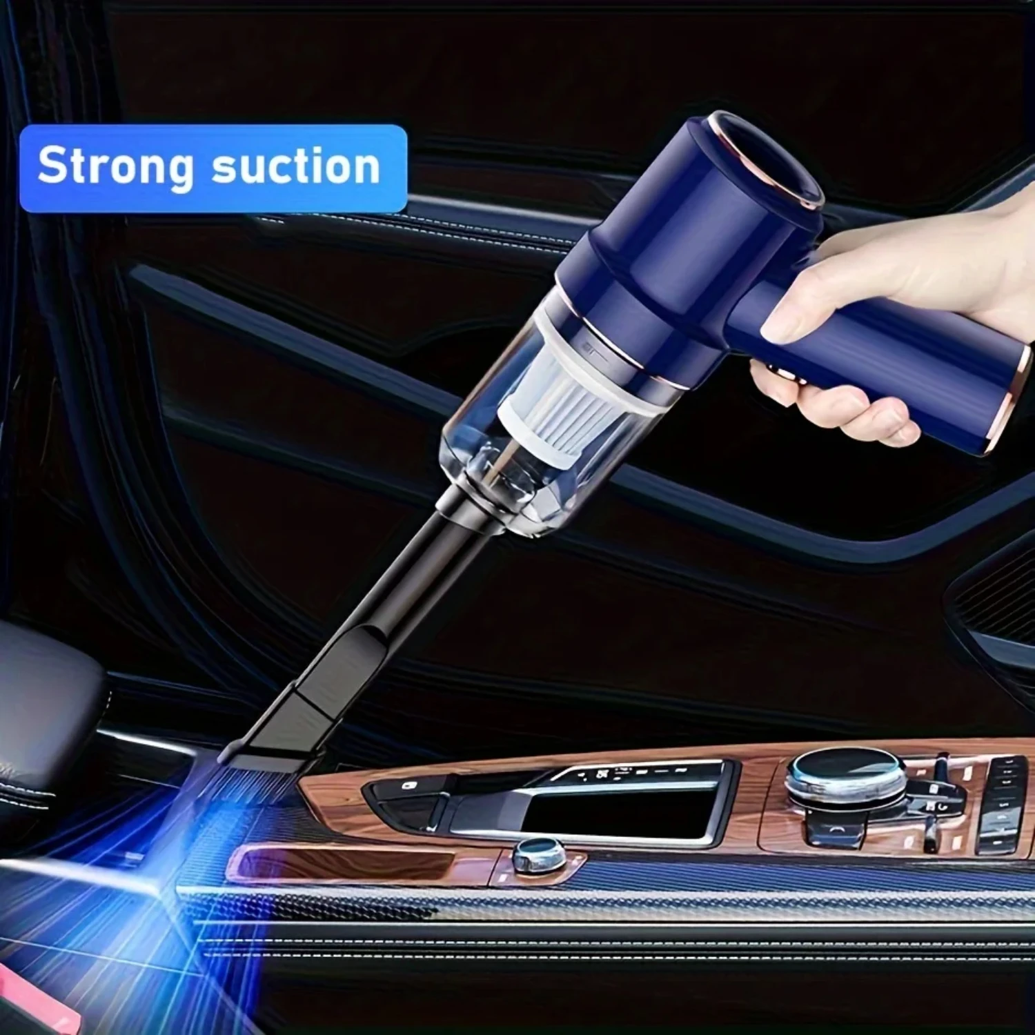 

Car Wireless Vacuum Cleaner Strong Suction Portable Handheld Vacuum Cleaner Wireless Cleaning Vacuum Cleaner