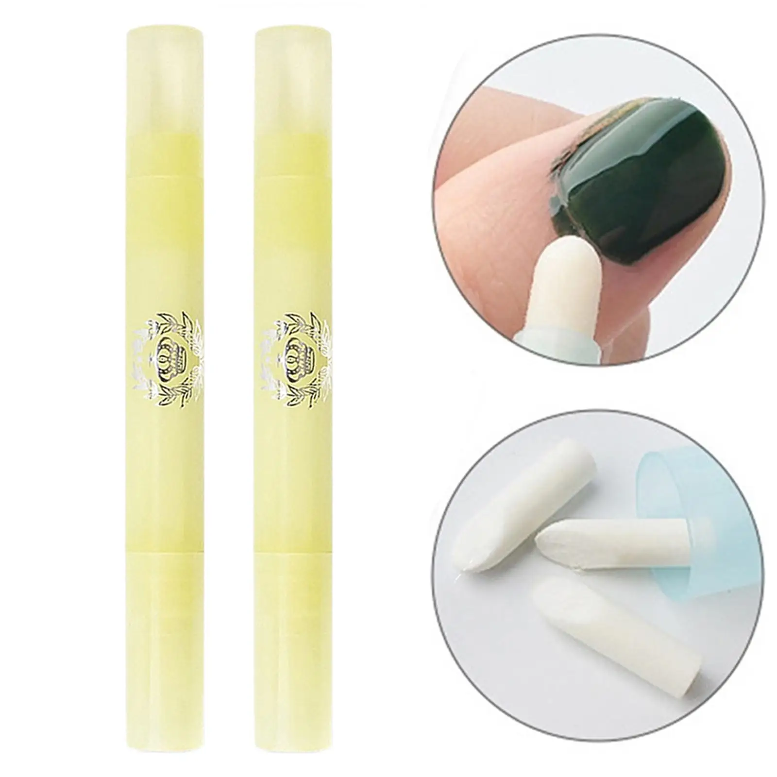 Penna per rimozione smalto con punte di ricambio Forniture per attrezzature per unghie correttori in plastica per uso professionale