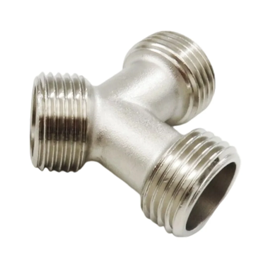 High-Pressure3/4″Dishwasher Three-way Hose Connector-Long-lasting Copper Y-Connector Spray Accessories