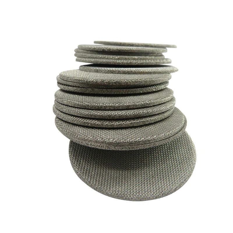 316 Stainless Steel Multilayer Sintered Mesh Filter Disc, Custom Breathing Plate & Fluidization Distributor