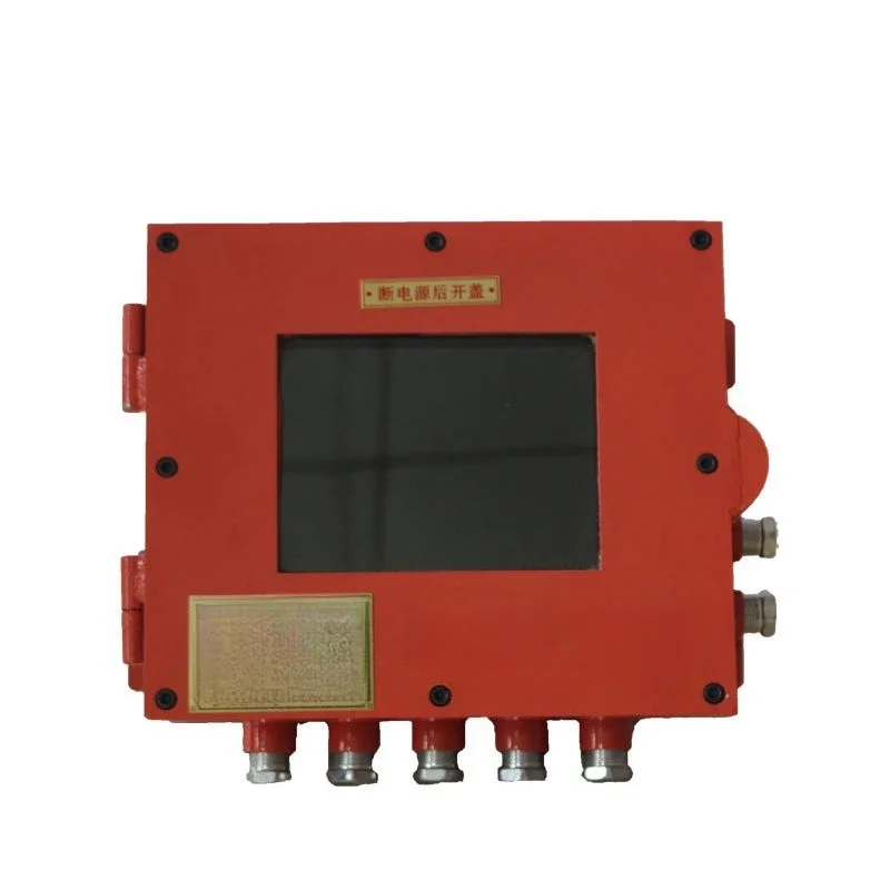 

Vehicle-mounted display, wireless video monitoring device for mining locomotives