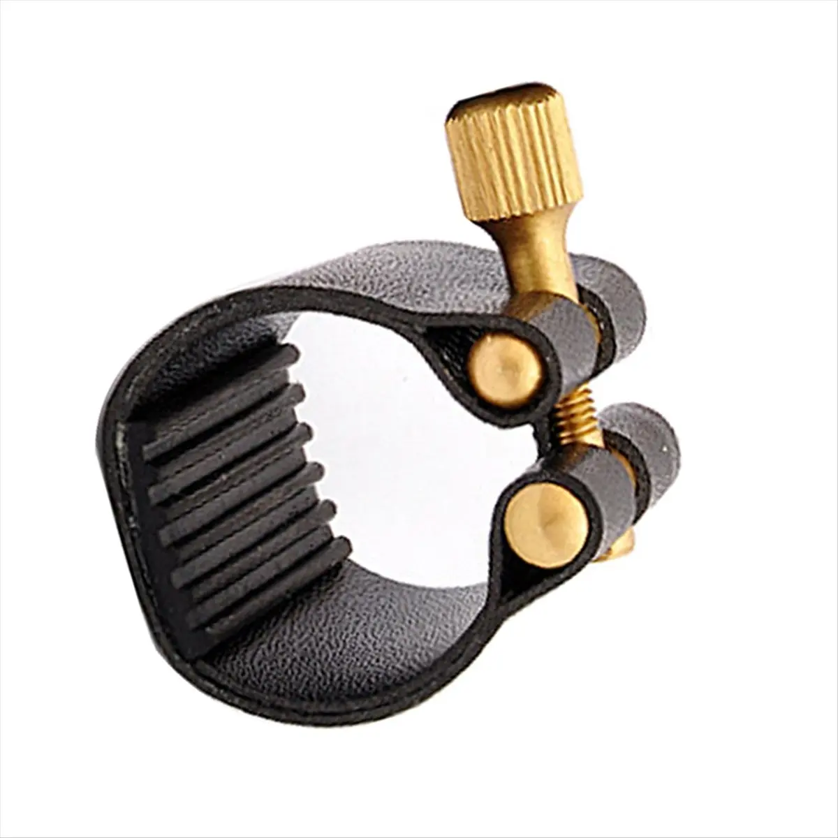 new arrival  Alto Saxophone Ligature Fastener Compact Artificial Leather for Alto Saxophone Rubber Mouthpiece