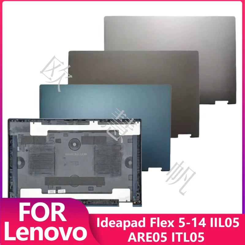 T New LCD Back Cover for Ideapad Flex 5-14 IIL05 ARE05 ITL05 SCB0R75369 SCB0R75366 SCB0R75364 Rear Lid TOP Case A Shell