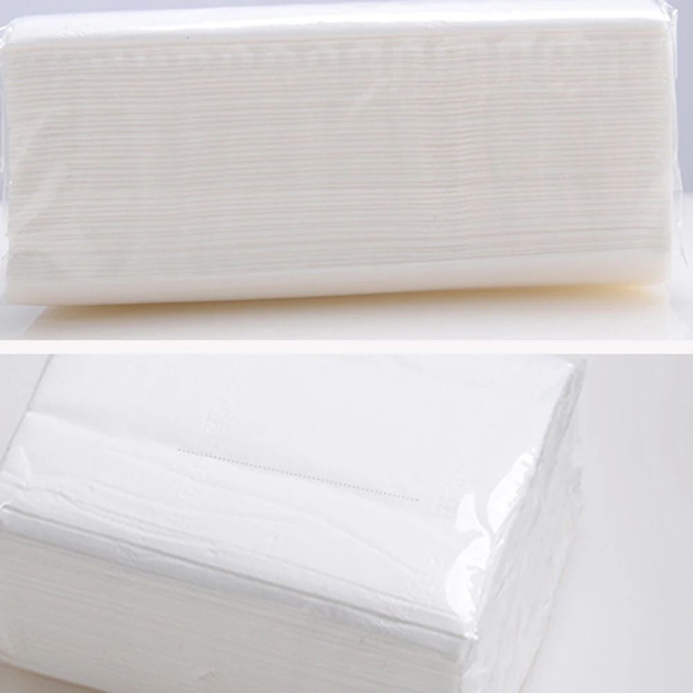 9pcs 9 Packs 80 Sheets Wood Pulp Tissue Paper Natural Soft For Hotel Restaurant Home Use Biodegradable Napkin Public Places