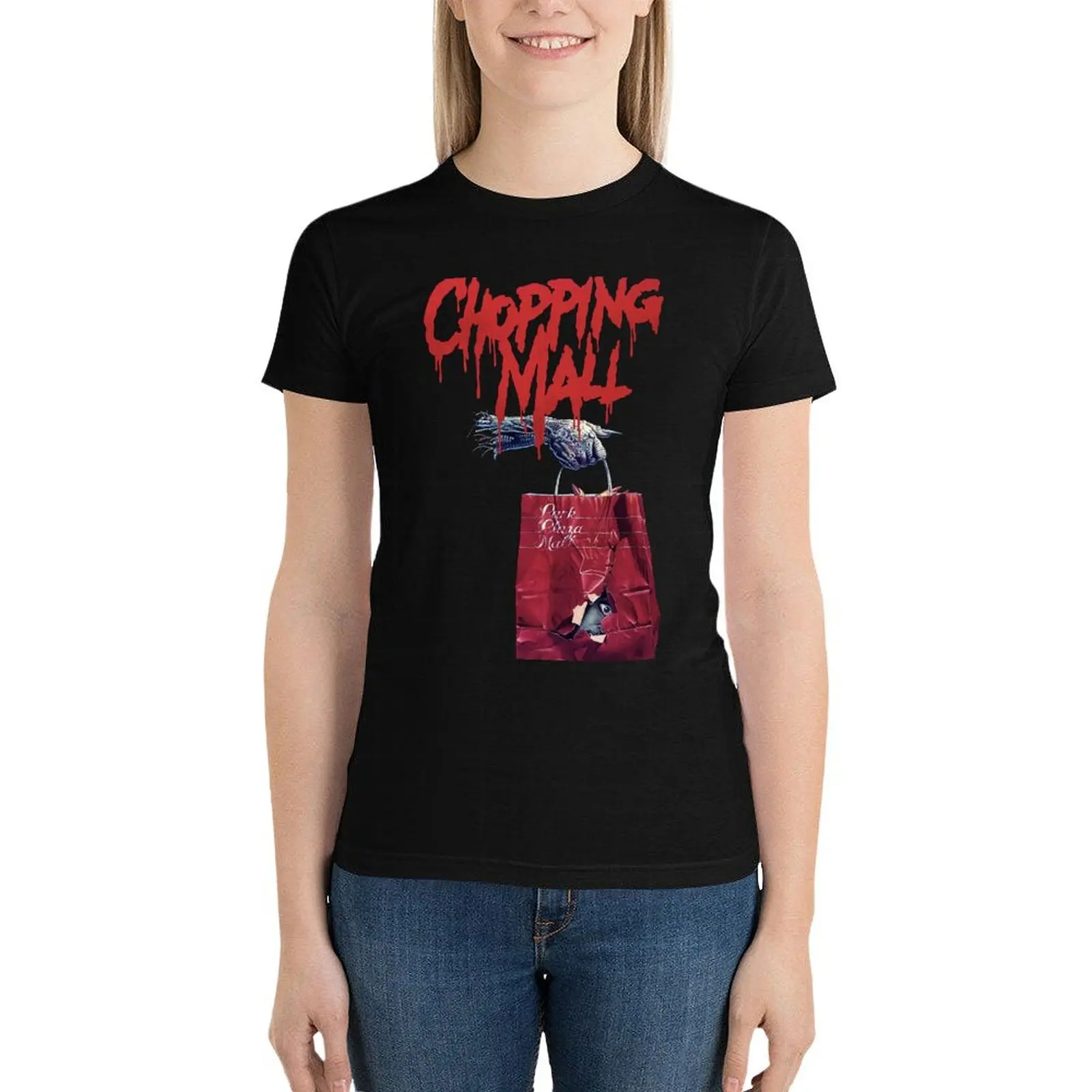 Chopping Mall T-Shirt Short sleeve tee aesthetic clothes western t-shirt dress for Women