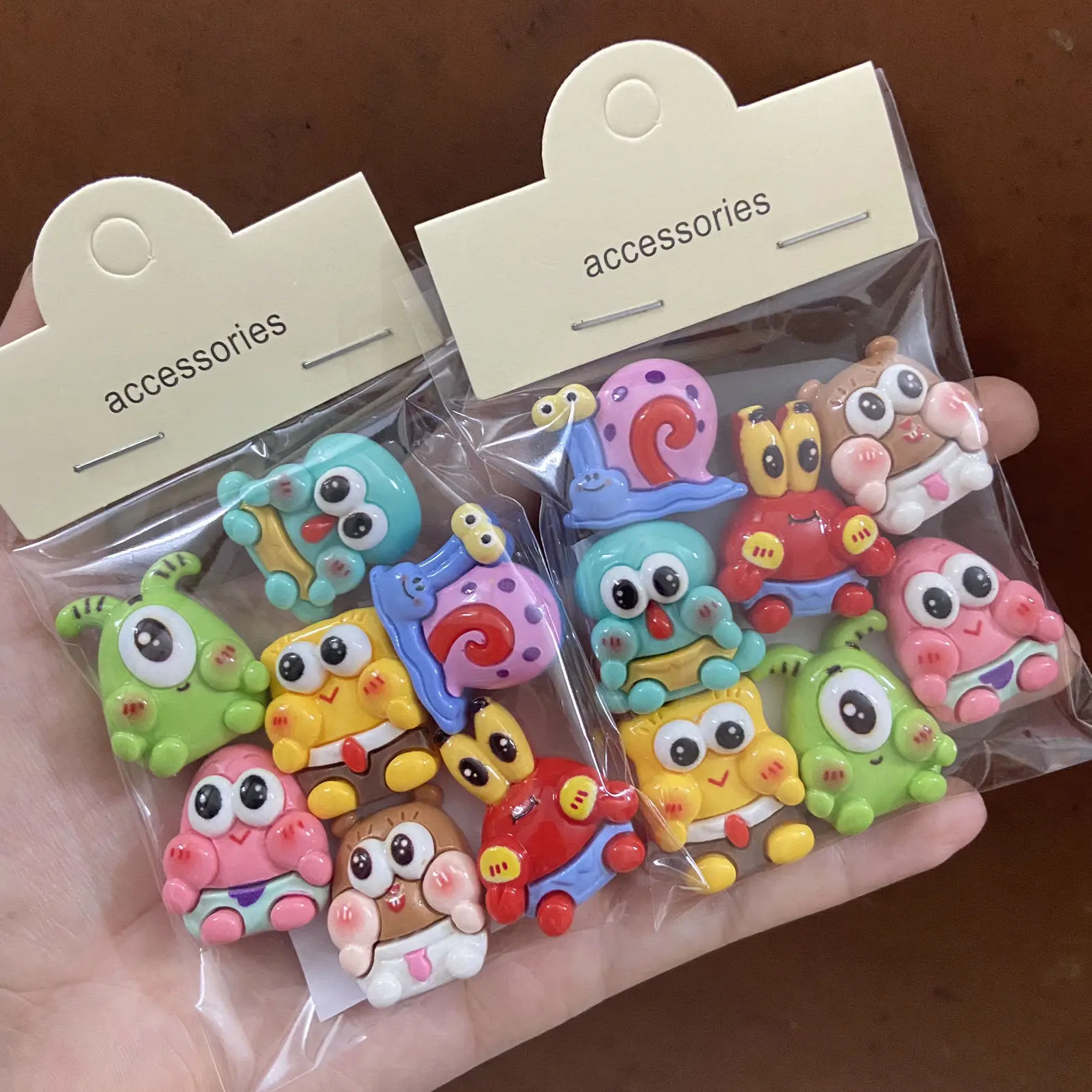 SpongeBob Decor Stickers for Car Central Control Screen, Patrick Water Bottle Stickers, EV Decals, DIY Shoe Charms Accessories