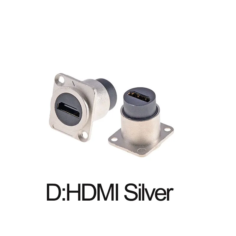 1PC Metalen D Type Module RJ45 CAT6 & USB 2.0/3.0 & Type C & HDMI-Jack Socket via Netwerk Paneel Montage Elektronische Connector