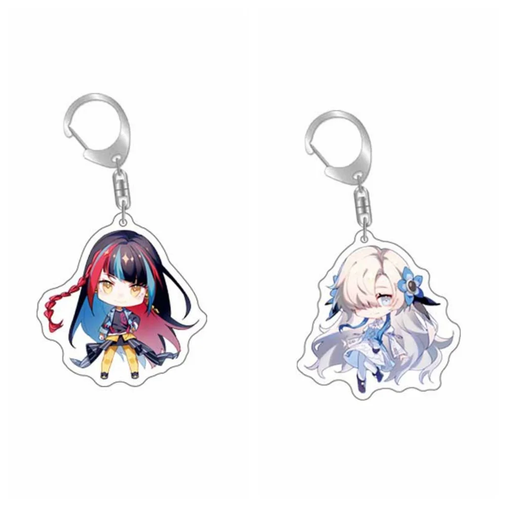 6CM Anime Kamitsubaki City Under Construction Acrylic Keychain Model Cosplay Charm Characters Ornament AccessoriesChristmas Gift