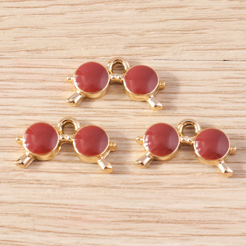 Tusember 10 Stück Emaille-Anhänger mit Gentleman-Hut, Schnurrbart, Bart und Sonnenbrille für die Herstellung von niedlichen Ohrringen, Armbändern und Schmuck – Detail 17