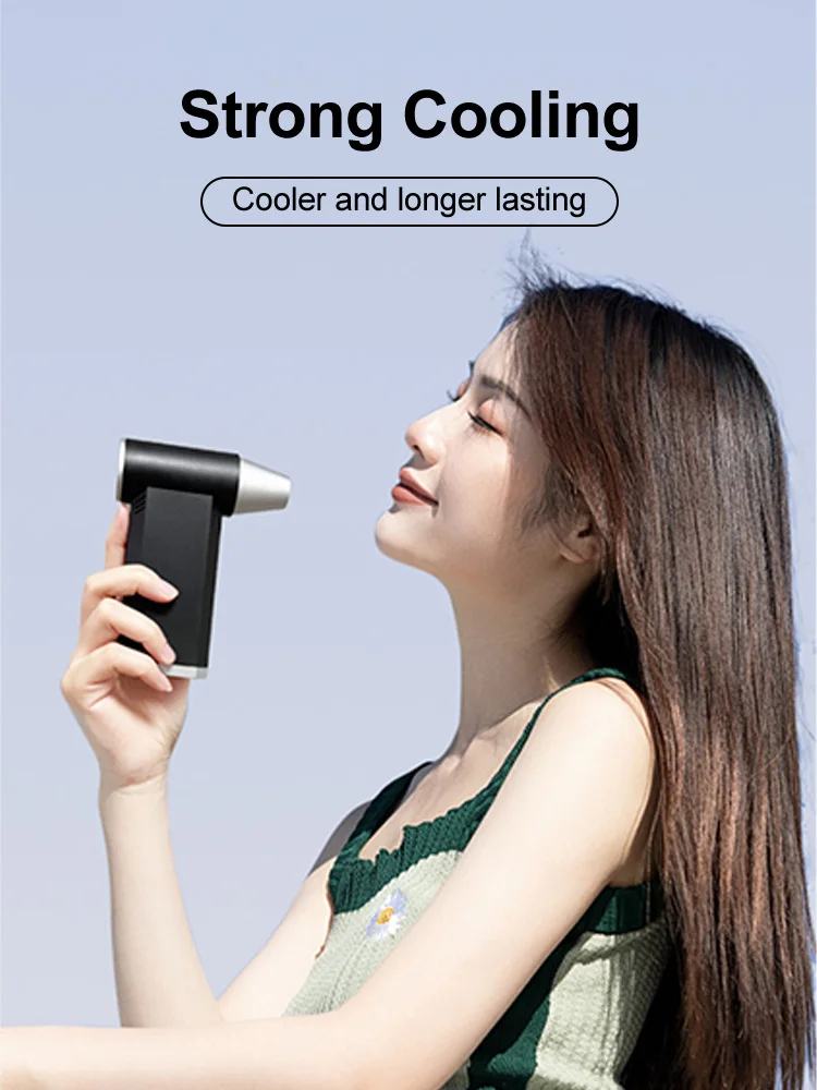 Pintudy Portable 150000RPM High-Efficiency Mini Turbo Fan Wind Speed 52m/s Handheld Electric Blower for Home/ Outdoor Use