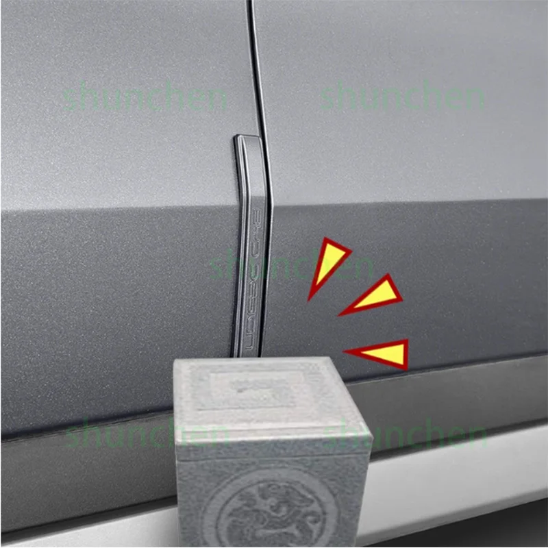 Car Door Bumper Strip for BYD Song L DMI 2024-2025 Anti-collision Anti-scratch Border Protective ABS Trim Exterior Accessories