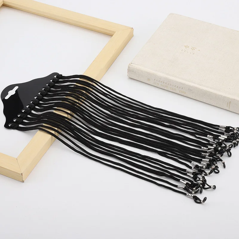 12 Pcs/lots Colorful Glasses Chain Fashion Nylon Anti-slip Glasses Lanyard Anti-lost Glasses Rope Eyewear Accessories