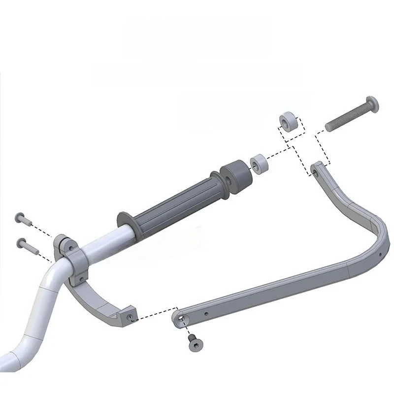 Modification anti fall handguard motorcycle travel handlebar windshield and bow protection FOR KOVE 800X 500X 525X 625X 400X