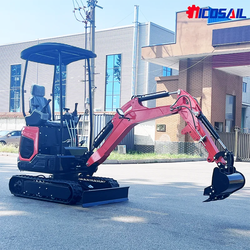 Aangepaste Nieuwe Hoge Kwaliteit 1.8 Ton Mini Rupsgraafmachine Mini Digger 2.0 ton Ce/Epa Graafmachines China Groothandel