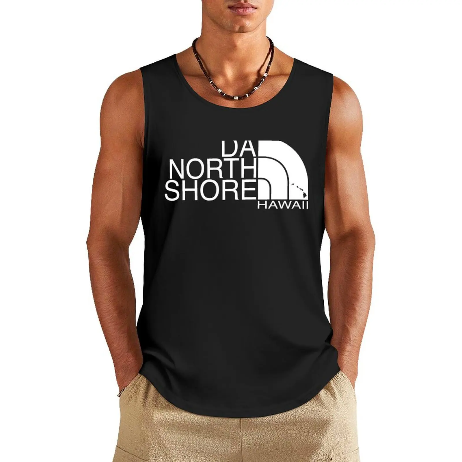 

DA NORTH SHORE HAWAII Tank Top cute tops sleeveless jackets sleeveless gym shirt man fitness sleeveless shirts