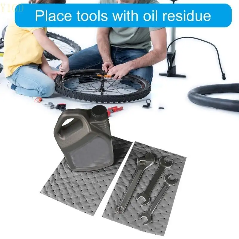 

y1gd поглощенная масляная прокладка многоразовая поглощающая гаражная пол коврик для масла защищает коврик для разливов в