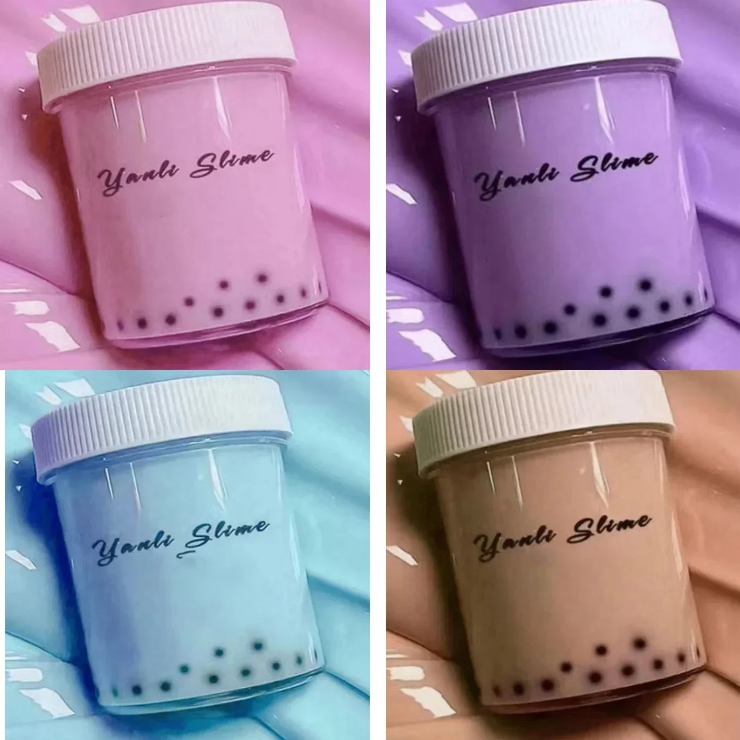 Slime, Espuma de Poliestireno, Cristalina, Plastilina, Burbujas, Juguete Antiestrés DIY, Regalo para el Regreso a Clases, Fiestas, Navidad