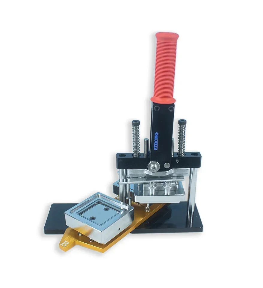 63.5*63.5Mm Rectangle Fridge Magnet Manual Maker Machine Kit With Paper Cutter Magnet Materials Button All-Metal Tinplate Badge