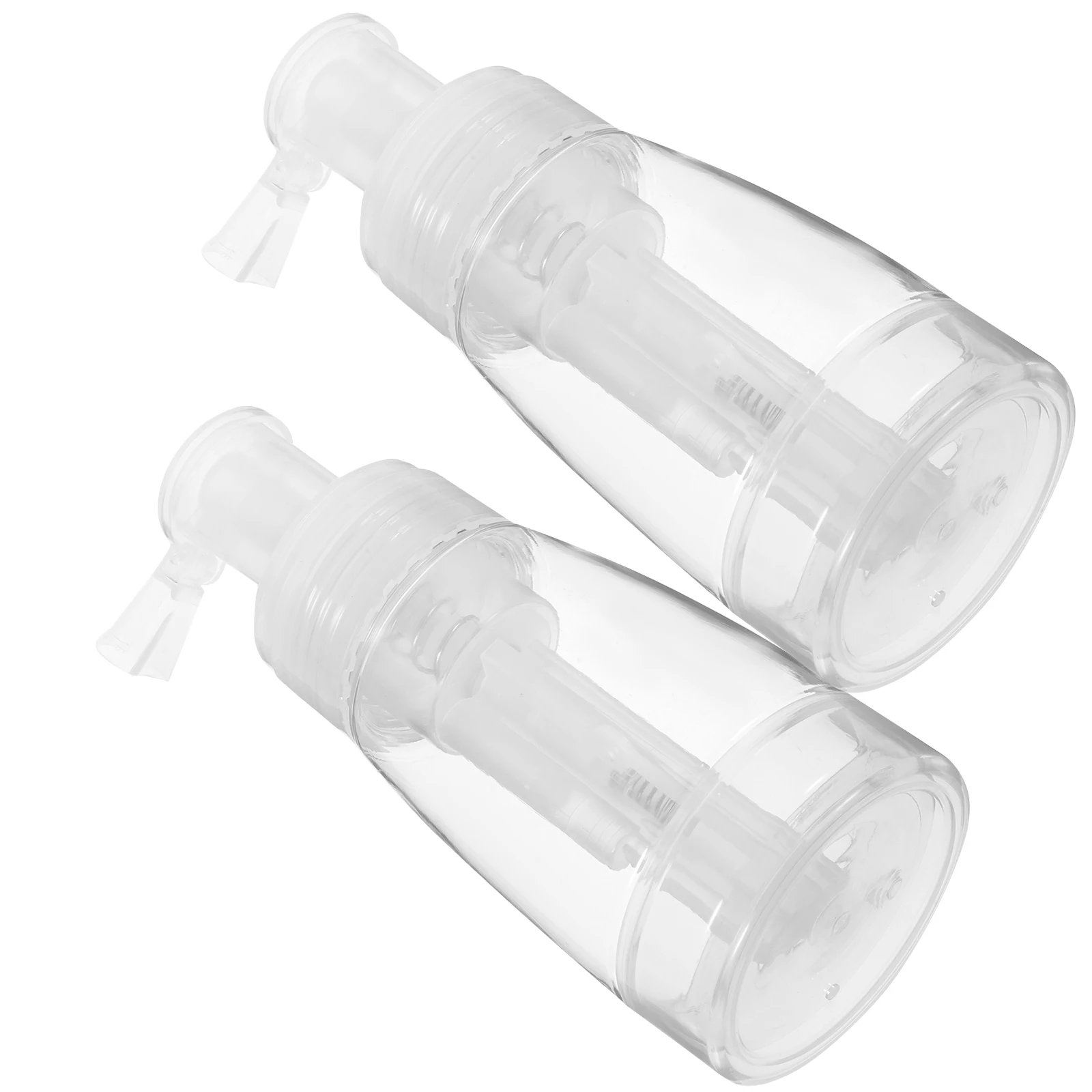 

2pcs Powder Spray Bottle Transparent Dry Shampoo Applicator Locking Nozzle Reusable Hairdressing Salon Barber for Glitter