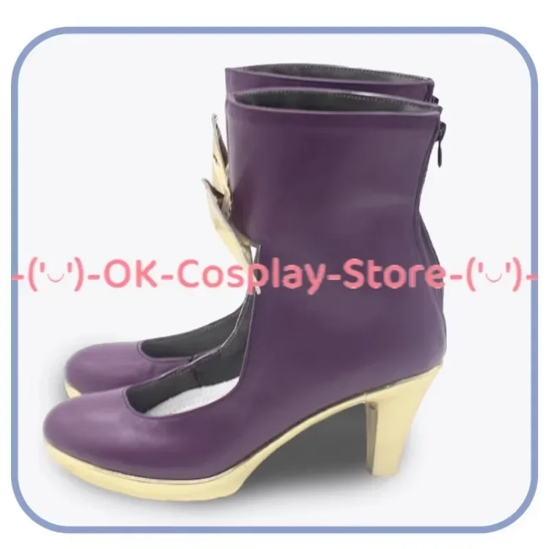 [حسب الطلب] أحذية تنكرية للفتيات السحريات Hiiragi Utena أزياء لعب الأدوار أنيمي الدعامة لحفلات الهالوين أحذية من الجلد الصناعي
